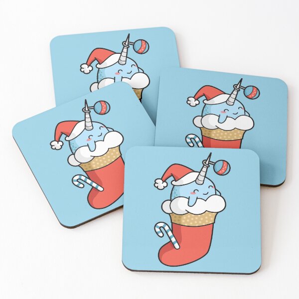 Item preview, Cute Christmas Narwhal designed and sold by toddsimpson.