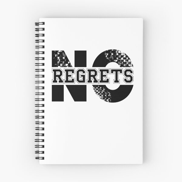Item preview, No Regrets, Simple Statement designed and sold by OnPurposeMarket.
