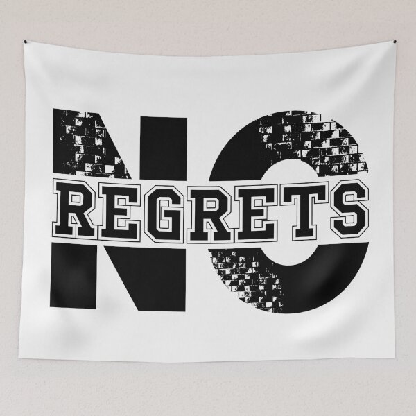 Item preview, No Regrets, Simple Statement designed and sold by OnPurposeMarket.