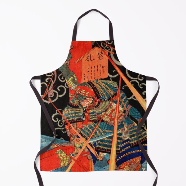 Item preview, Utagawa Kuniyoshi: Japanese Samurai fighting monster designed and sold by Madjack Tees Kiwi SuperStore.