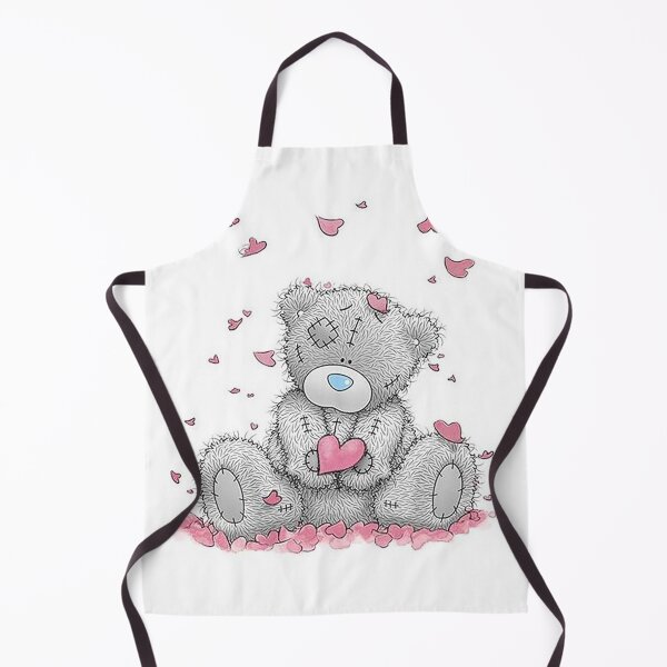 Item preview, Teddy bear and hearts pattern designed and sold by Aura __Print.
