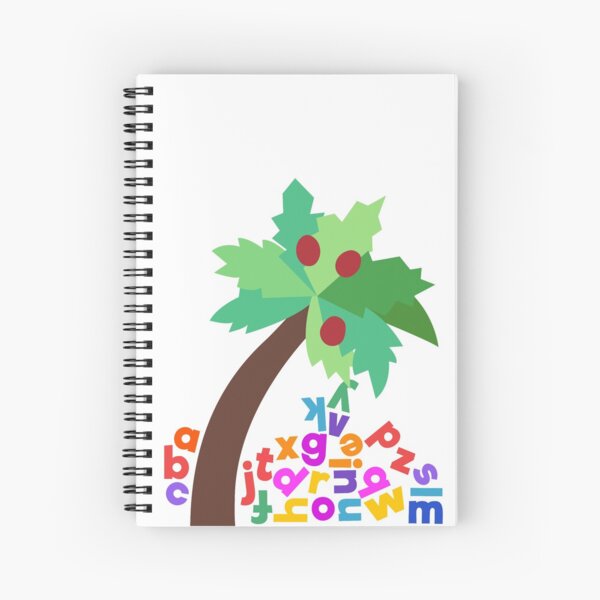 Chicka Chicka Boom Boom Jumbled Alphabets Spiral Notebook