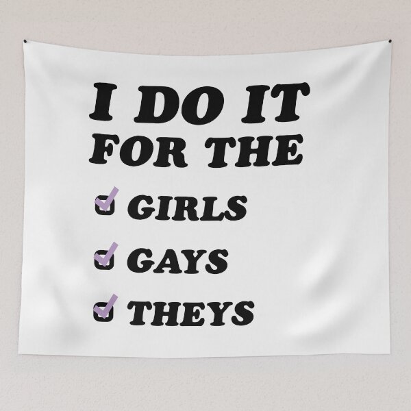 Item preview, i do it for the girls, gays, theys checklist designed and sold by cameronbaba.
