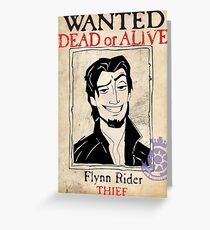 Flynn Rider Greeting Card