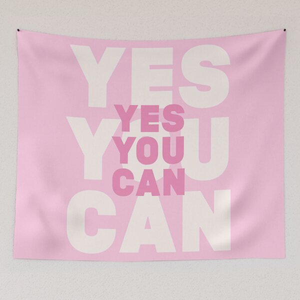 Item preview, Yes you can- Aesthetic quote designed and sold by WanderAesthetic.