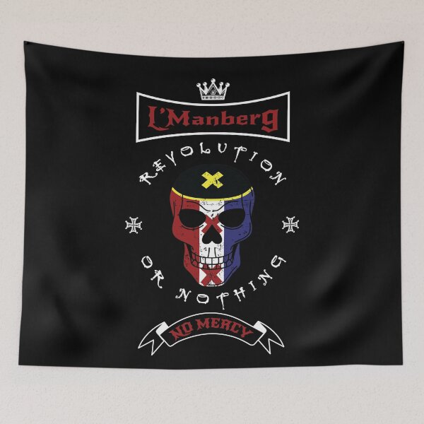 Item preview, lmanberg Flag - Revolution or Nothing (no mercy) designed and sold by ShawnDzign.