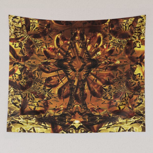 Item preview, Abstract flowers glass transparent relief designed and sold by Astralia.