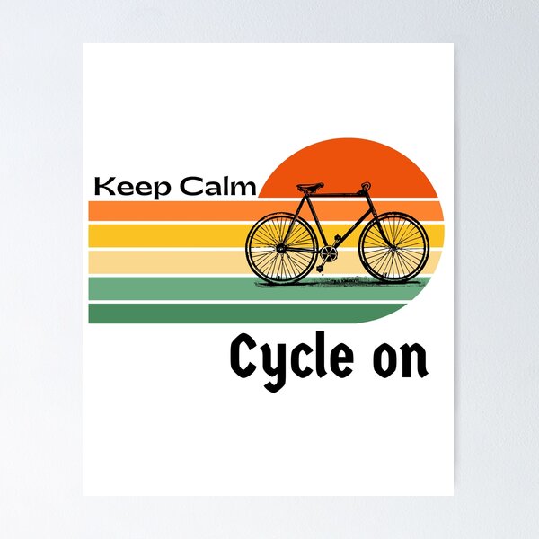 Item preview, Keep Calm and cycle on designed and sold by CultOfHustlers.
