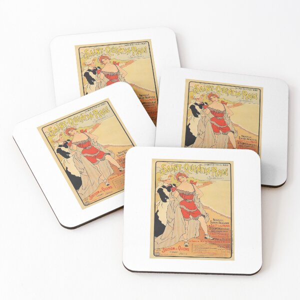 Item preview, retro iconic Saint Quentin Plage designed and sold by CorasPosters.