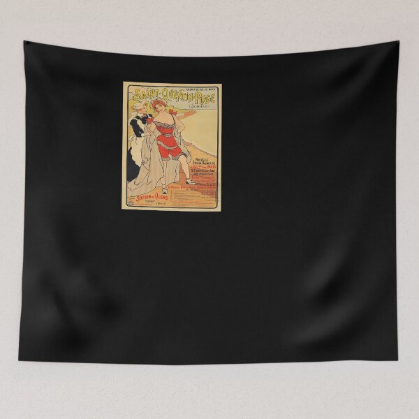 Item preview, retro iconic Saint Quentin Plage designed and sold by CorasPosters.