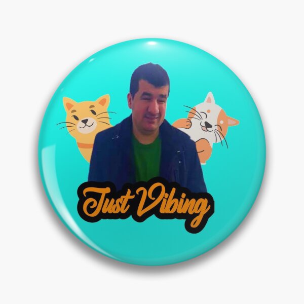 Item preview, Just vibing sticker designed and sold by inspiredtees24.