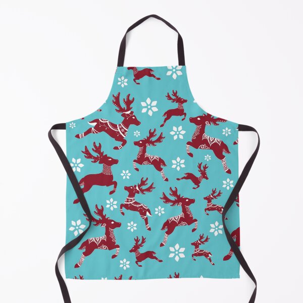 Item preview, Blue Christmas Reindeer Pattern designed and sold by Lady-Lilac.