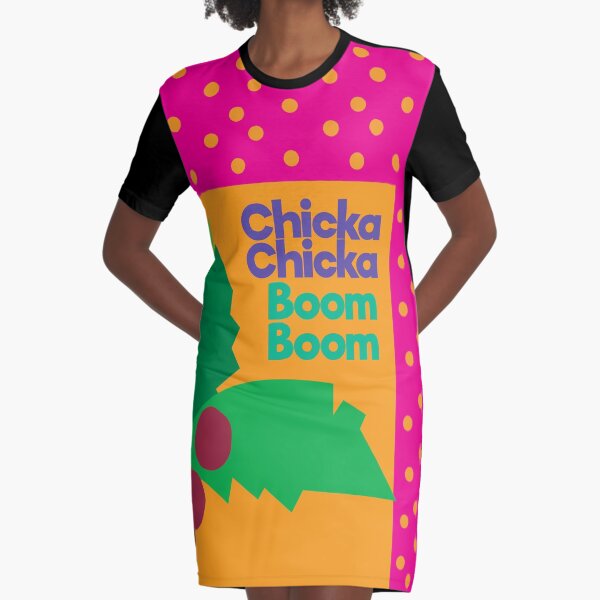 Chicka Chicka Boom Boom book Graphic T-Shirt Dress