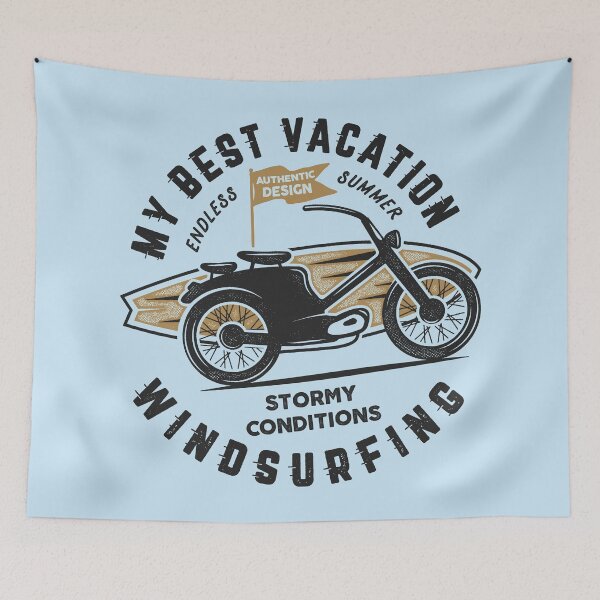 Item preview, My Best Vacation Windsurfing designed and sold by Sinfamous.