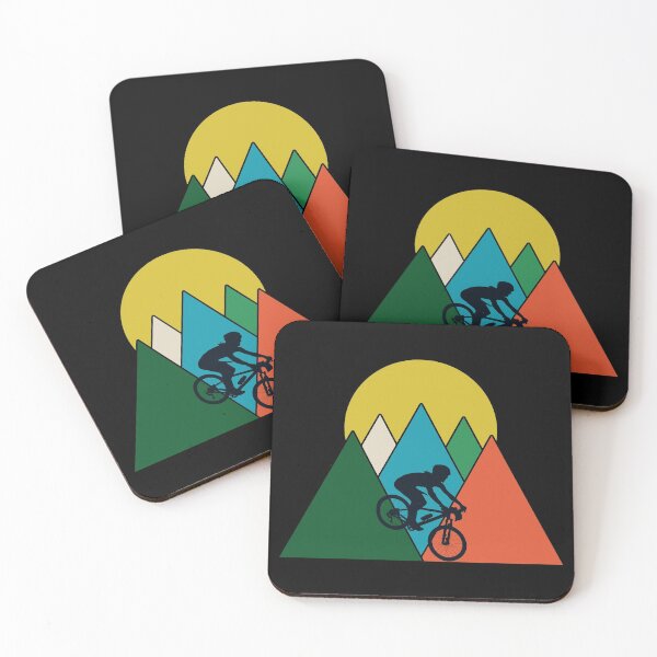 Item preview, Triangle Mountains - Mountain Biker  designed and sold by HeatherPore.