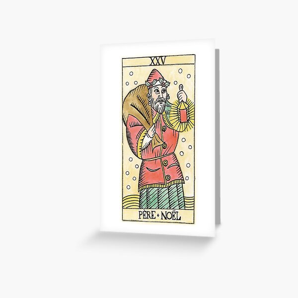 Item preview, Father Christmas (Tarot Card 25) designed and sold by DoubleThreat.