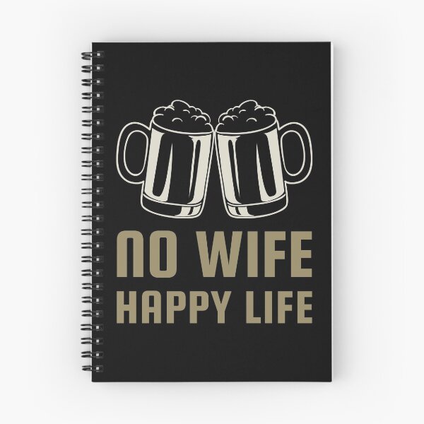 Item preview, No Wife Happy Life - Funny Single Men designed and sold by bradycarstens.