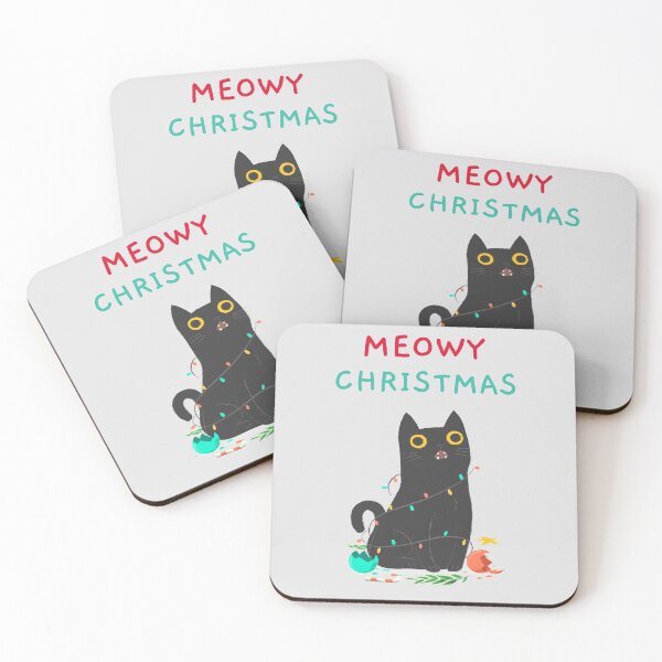 Item preview, Meowy Christmas designed and sold by notasimp.