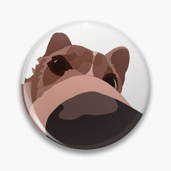 Item preview, brown colorblock fisheye dog designed and sold by Sydney t.
