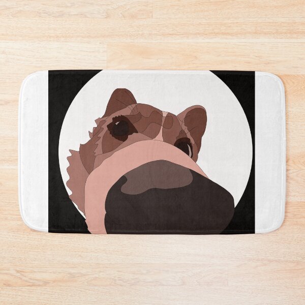 Item preview, brown colorblock fisheye dog designed and sold by Sydney t.