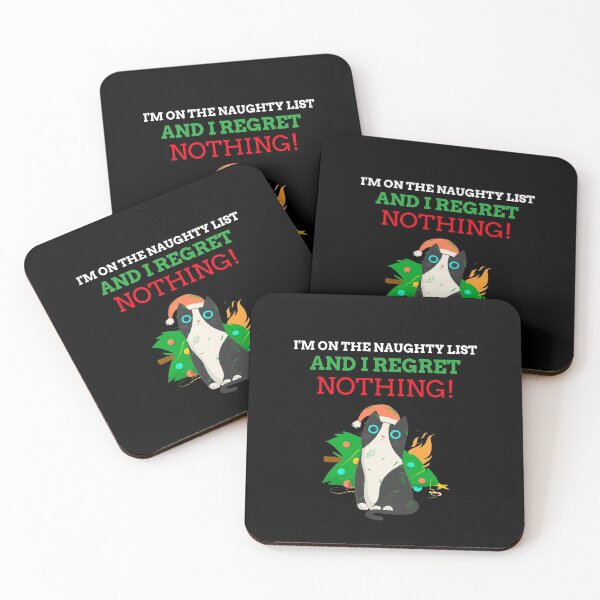 Item preview, I'm on the Naughty List and I regret nothing! designed and sold by ShopEssentials.