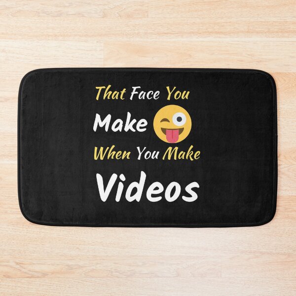Item preview, Funny Face You Make When Making Videos designed and sold by spicygarb.