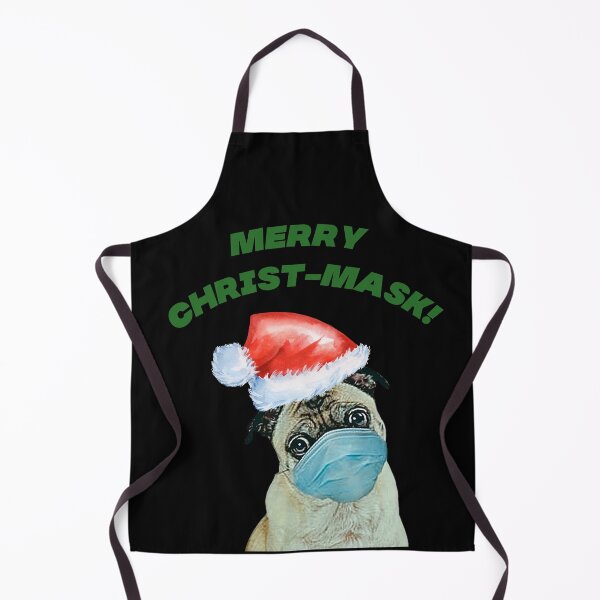 Item preview, Merry Christmask, Funny Holiday Design for Dog Lovers and Pug Moms designed and sold by Lizzie May.