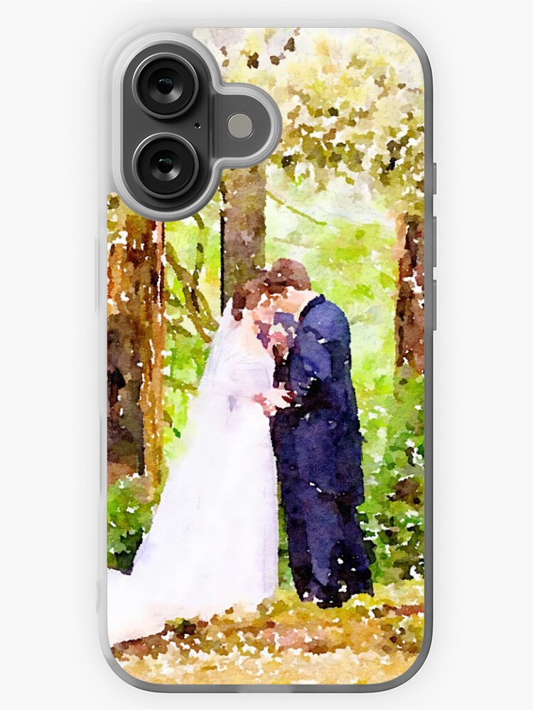 Funda de iPhone for Sale con la obra «Boda en acuarela de la saga