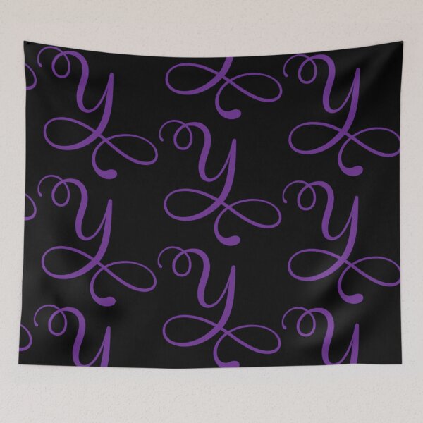 Item preview, Monogrammed Letter Y in Purple  designed and sold by PurpleAdventure.