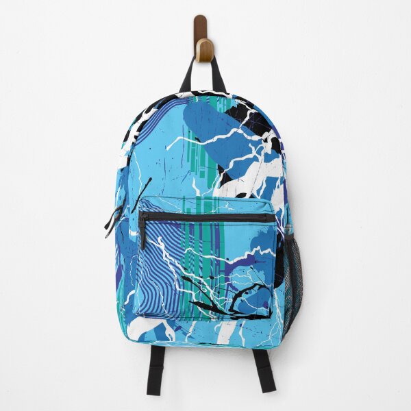 Item preview, Blue Lightning Texture Pattern designed and sold by Grafik Traffik.