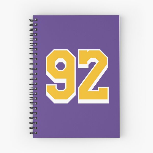 Item preview, 92 Yellow Number ninety-two Purple Basketball Jersey designed and sold by elhefe.
