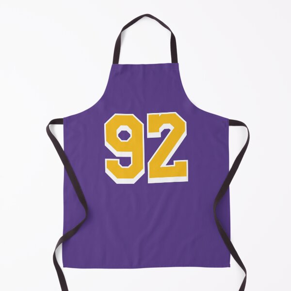 Item preview, 92 Yellow Number ninety-two Purple Basketball Jersey designed and sold by elhefe.