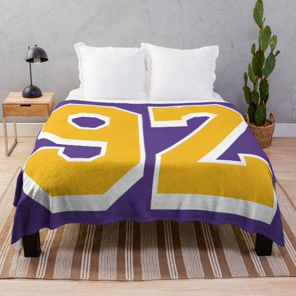 Item preview, 92 Yellow Number ninety-two Purple Basketball Jersey designed and sold by elhefe.