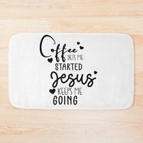 Item preview, Coffee  Lets Me Started Jesus Keeps Me  Going designed and sold by shivani21061993.