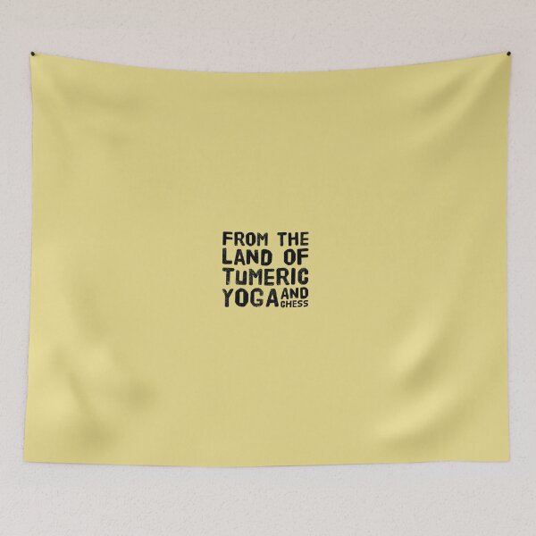 Item preview, FROM THE LAND OF TUMERIC, YOGA AND CHESS designed and sold by BrownGirlMantra.
