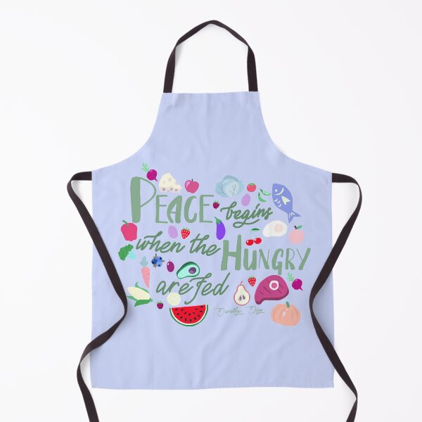 Item preview, DONATE Peace Begins When the Hungry are Fed Quote - Pastel designed and sold by Emily Boynton.