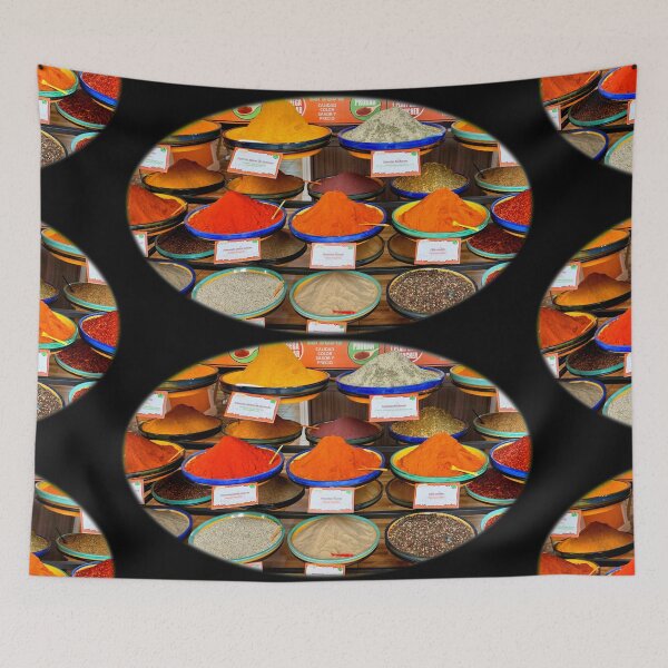 Item preview, Spices in a Spanish Market designed and sold by Geoffrey Higges.