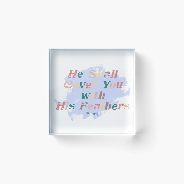 Item preview, He Covers You With His Feathers (Ps. 91:4) designed and sold by Feather-Apparel.