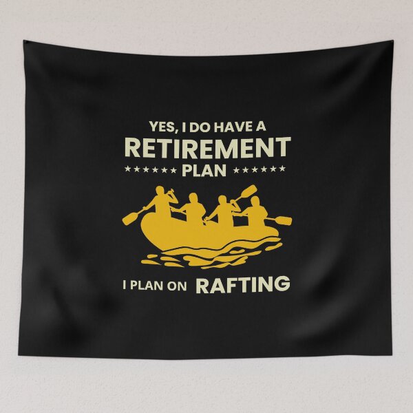 Item preview, Rafting Team Raft White Water Rafter Paddle Retirement Gift designed and sold by TastefulTees.