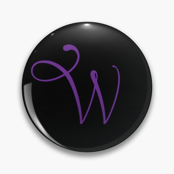Item preview, Monogrammed Letter W in Purple  designed and sold by PurpleAdventure.