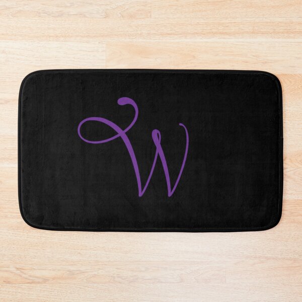 Item preview, Monogrammed Letter W in Purple  designed and sold by PurpleAdventure.