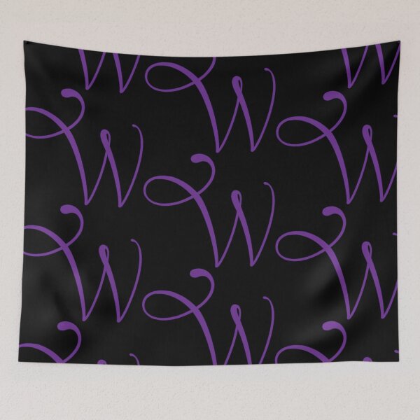 Item preview, Monogrammed Letter W in Purple  designed and sold by PurpleAdventure.