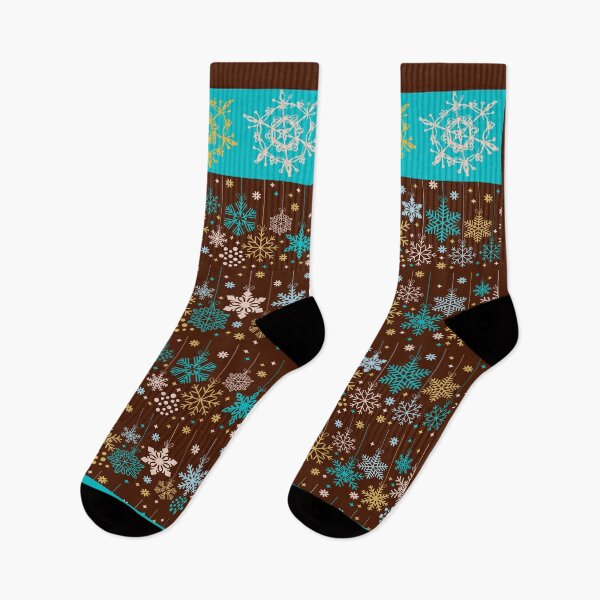 Item preview, Bohemian Snow Flakes Aqua Pattern designed and sold by Ksaavet.