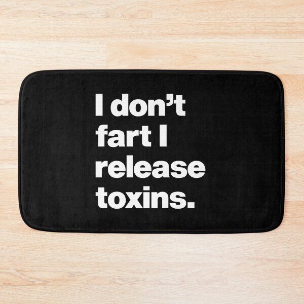 Item preview, I dont Fart I Release toxins - Funny Saying Quote about Farting designed and sold by elhefe.