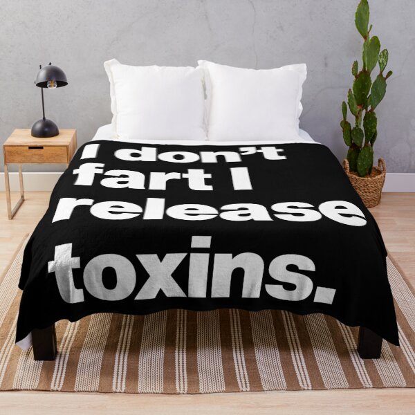 Item preview, I dont Fart I Release toxins - Funny Saying Quote about Farting designed and sold by elhefe.