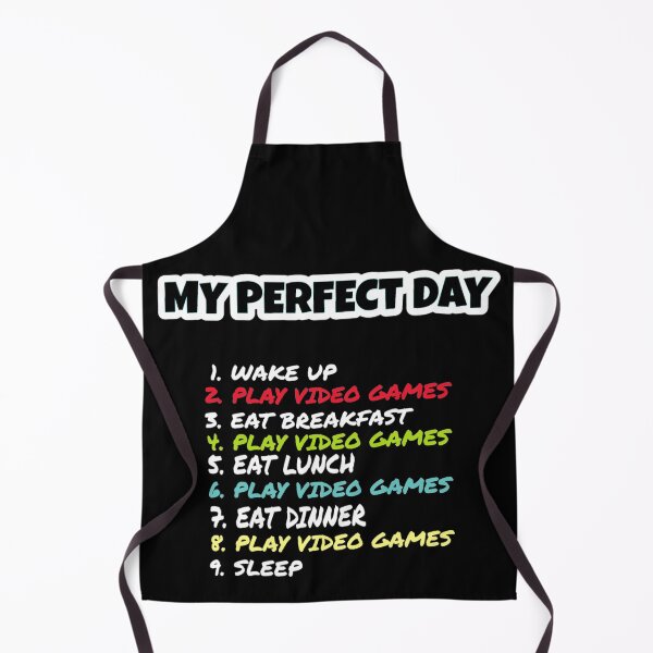 Item preview, My Perfect Day Video Games Funny Cool Gamer Gift designed and sold by Gordon Nelson.