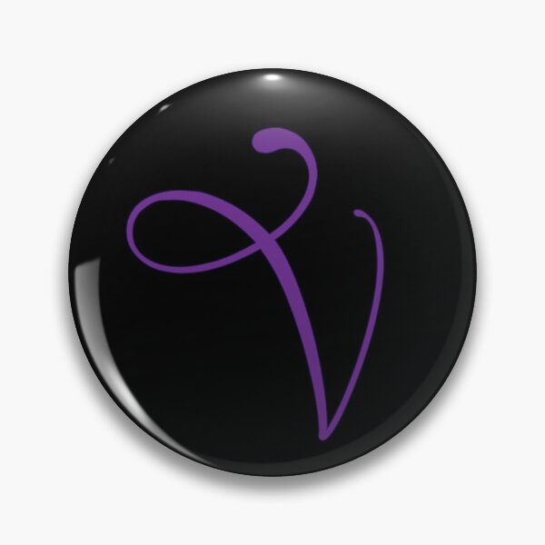 Item preview, Monogrammed Letter V in Purple  designed and sold by PurpleAdventure.