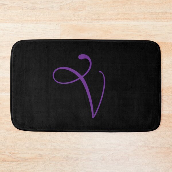 Item preview, Monogrammed Letter V in Purple  designed and sold by PurpleAdventure.