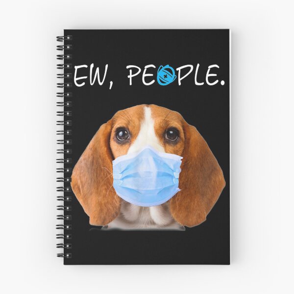 Item preview, Beagle Dog Ew People Dog Wearing A Face Mask designed and sold by MarkHudson78.