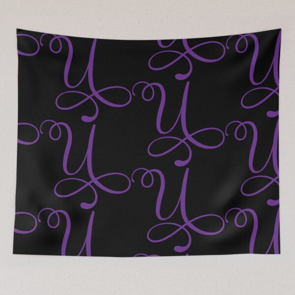 Item preview, Monogrammed Letter U in Purple  designed and sold by PurpleAdventure.